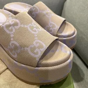 Gucci | Shoes | New Gucci Gg Monogram Logo Supreme 2mm Lilac